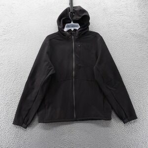VRST Mens Cold Weather Performance Jacket Black Small Hooded Water Resistant NEW
